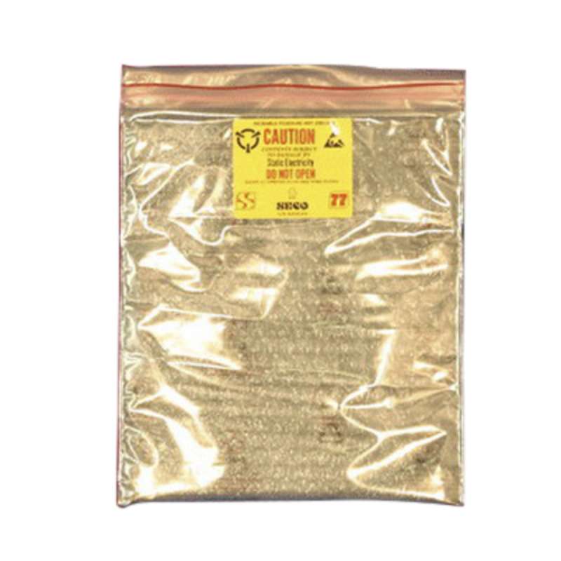 6x8 3MIL STATIC SHIELD ZIP BUBBLE BAGS 100/CS